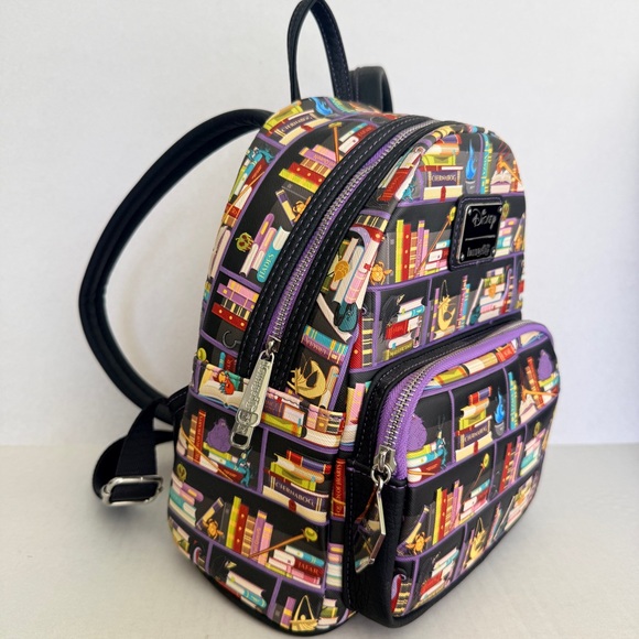 Disney Colorful Bookshelf Backpack - Picture 3 of 11